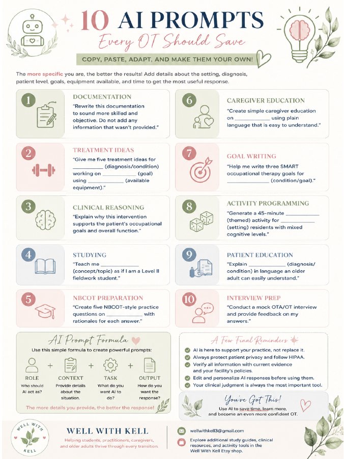 10 AI Prompts Every OT Student Should Know cover