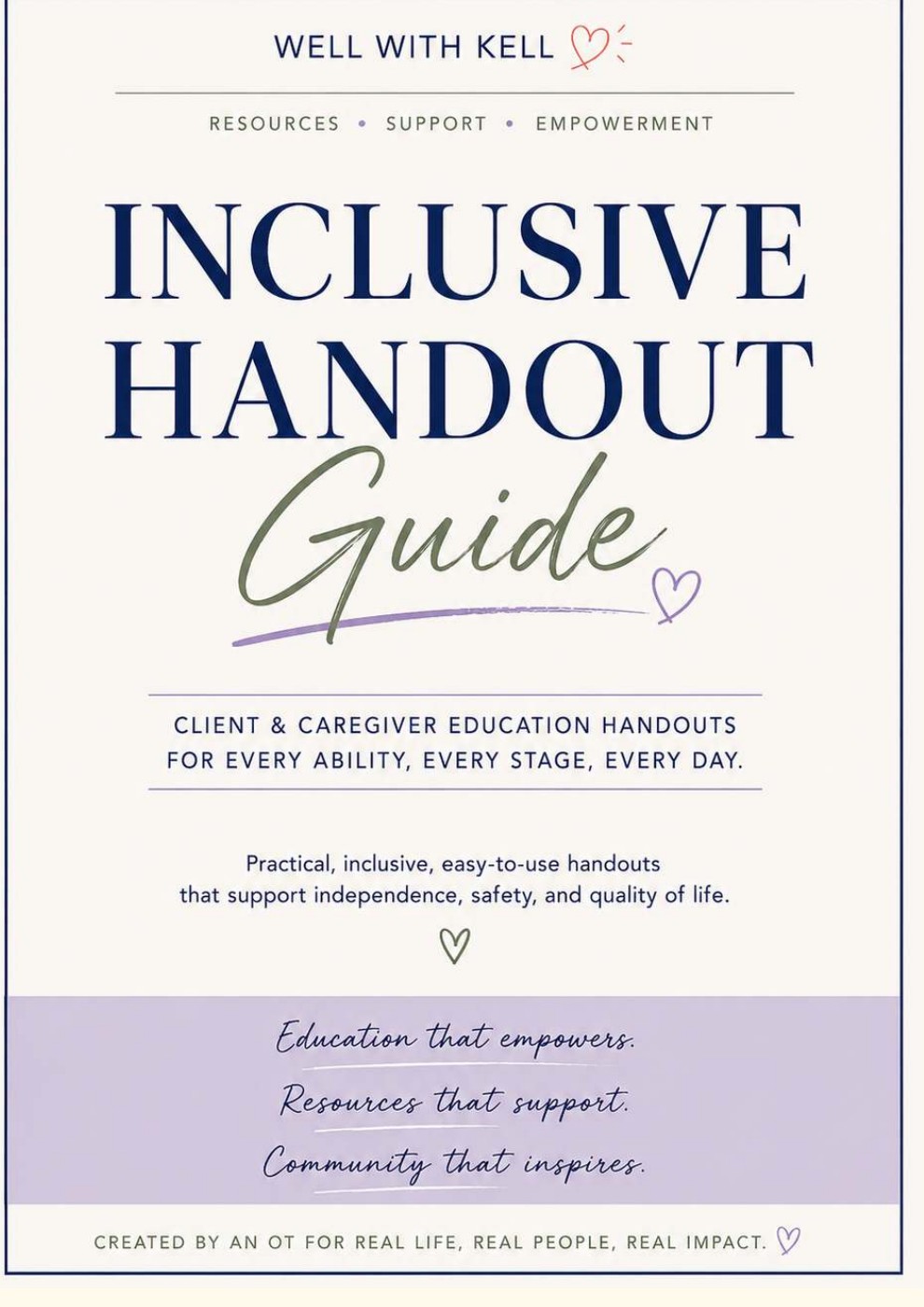 Inclusive Handout Guide cover