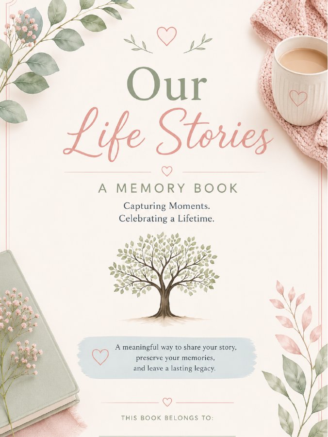 Our Life Stories Memory Book cover