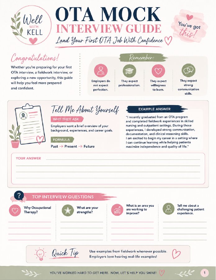 OTA Mock Interview Guide cover